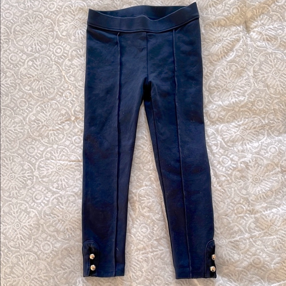 Janie and Jack button cuff ponte pants